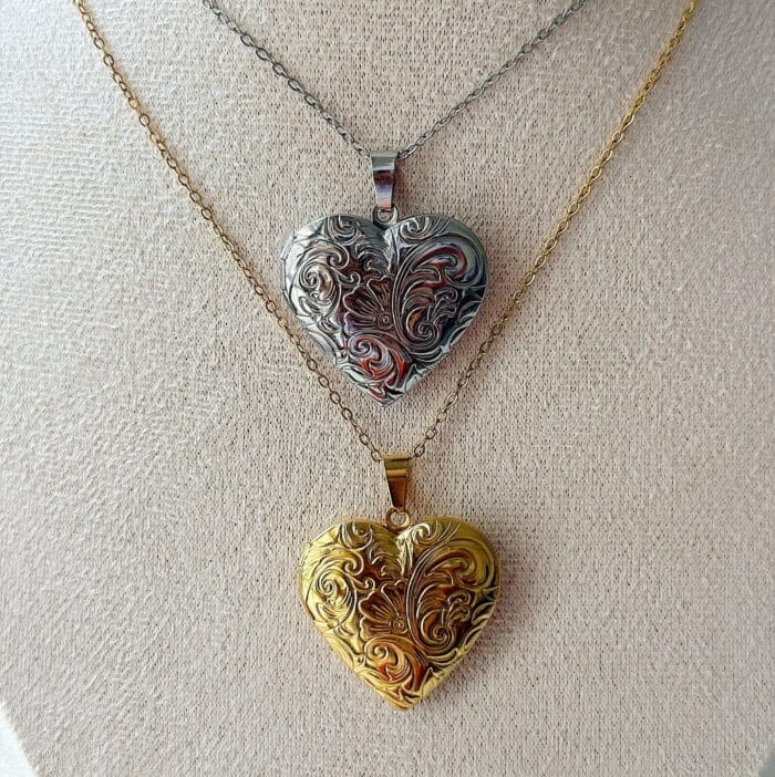 Big Heart Locket Necklace | 2 - Image 2