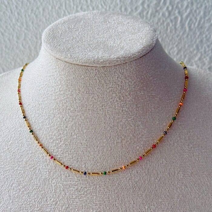 Carol Enamel Bead Chain - Image 1