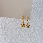 Petunia Drop Hoops