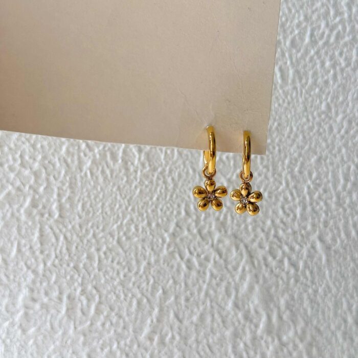 Petunia Drop Hoops - Image 4