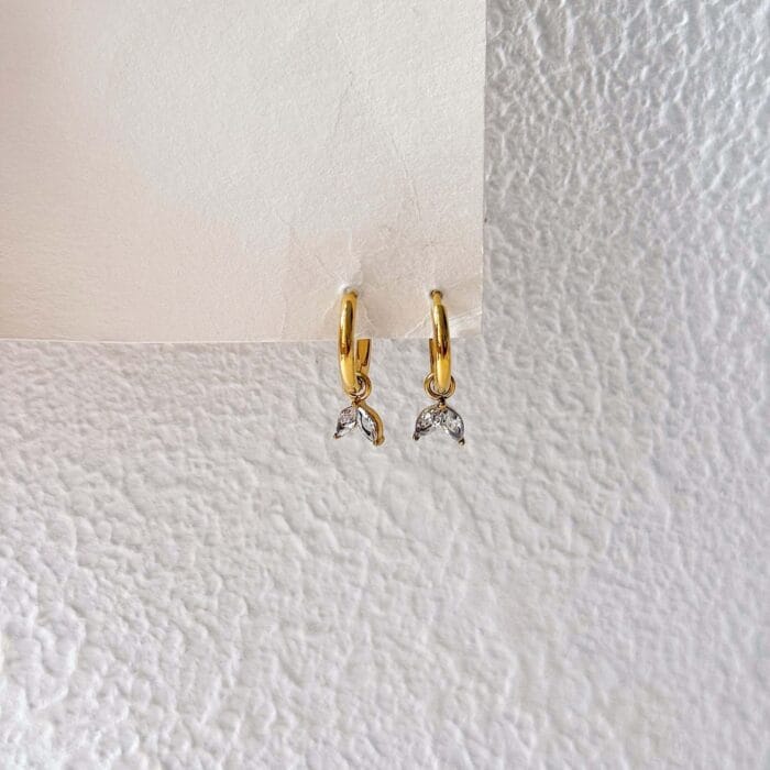 Alana Drop Hoops - Image 4