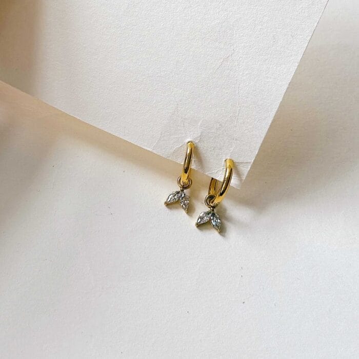 Alana Drop Hoops - Image 2