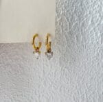 Heart Drop Hoops - Medium - Image 5