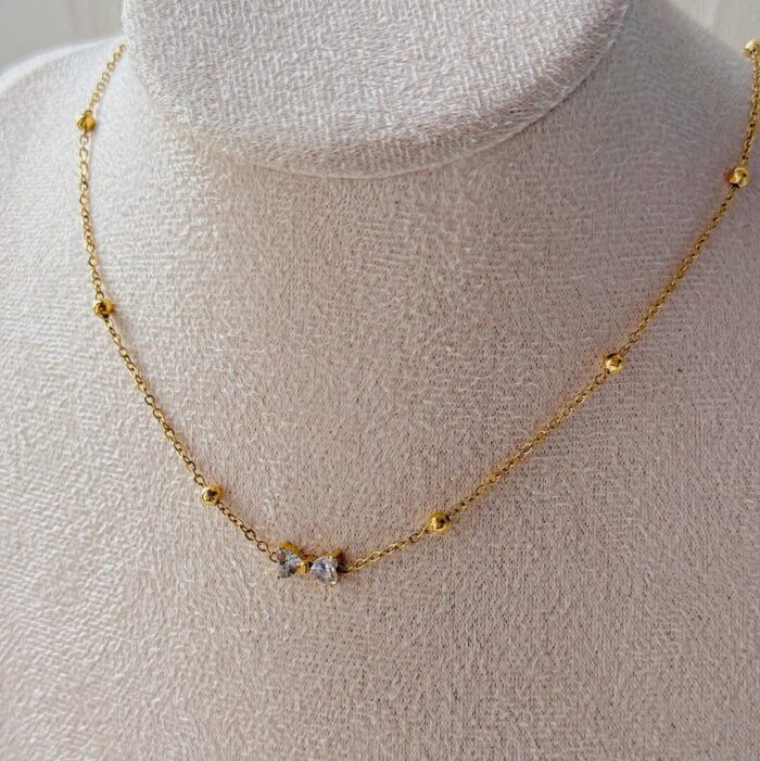 Bow Bead Necklace - Image 2