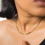 Gold Link Chain Necklace