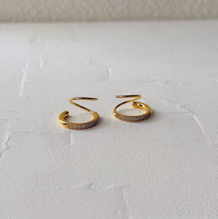 Esme Double Hoops - Image 5
