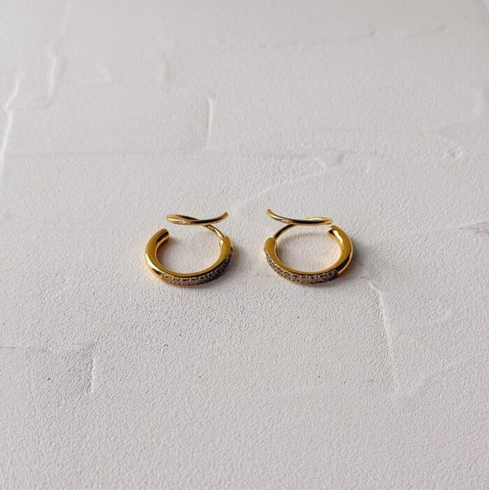 Esme Double Hoops - Image 4