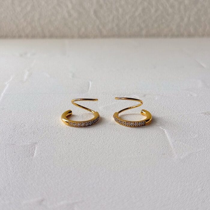 Esme Double Hoops - Image 1