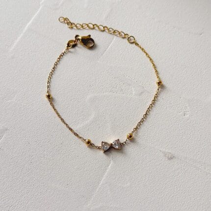Bow Bead Bracelet