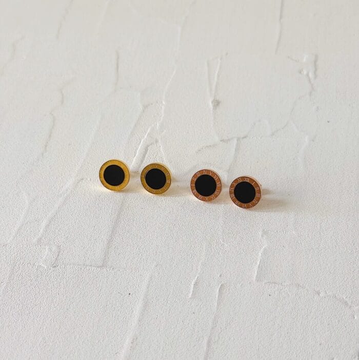 Roman Stud Earrings - Image 2