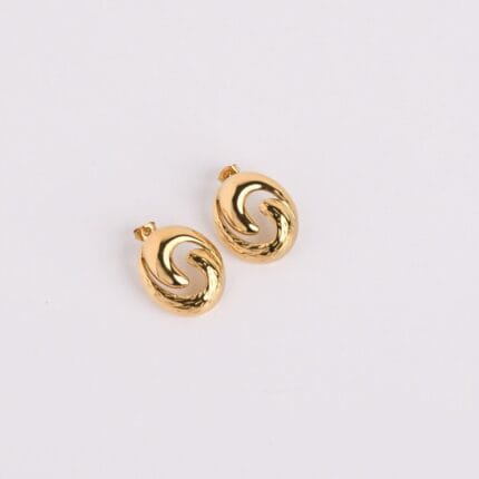Spiral Knob Earrings