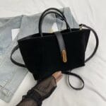 Kendra Suede Shoulder Bag