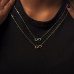 14 Stoned Infinity Necklace - Image 3