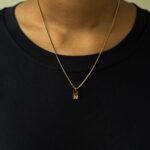 Box Initial Necklace - Image 2