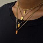 Box Initial Necklace - Image 4