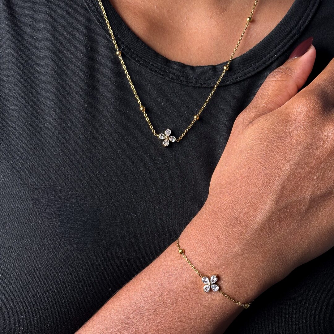 img_9291 Petal Necklace & Bracelet - Image 1