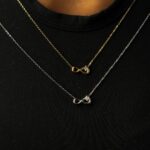 Shaped Infinity Necklace - Image 4