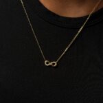 11 Stoned Infinity Necklace - Image 4