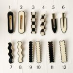 Vintage Black/White Hair Pin - Image 2