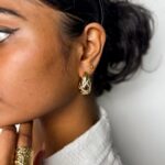 Stoned Drop Earrings - Image 2