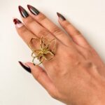 Irregular Flower Statement Ring - Image 3