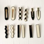 Vintage Black/White Hair Pin