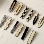 Vintage Black/White Hair Pin - Image 4